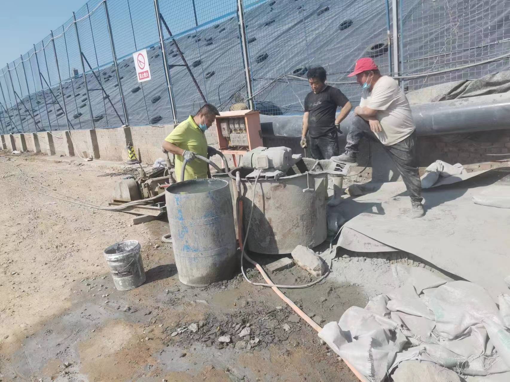 金银川路街道袖阀管注浆