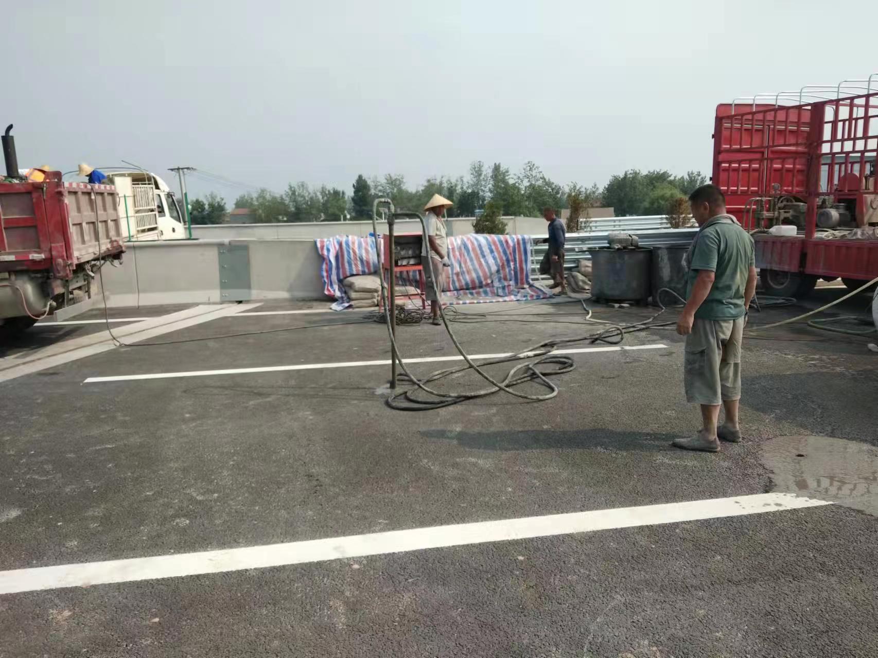 金银川路街道路基注浆