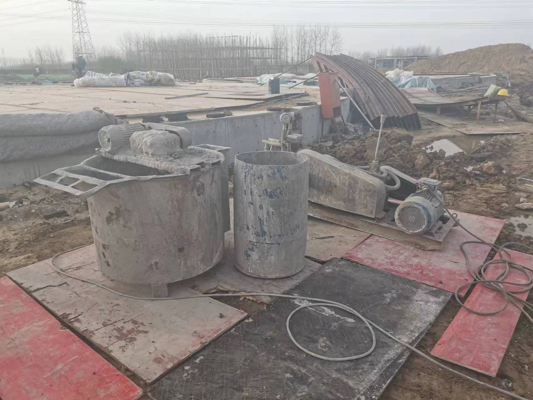 金银川路街道回填土注浆